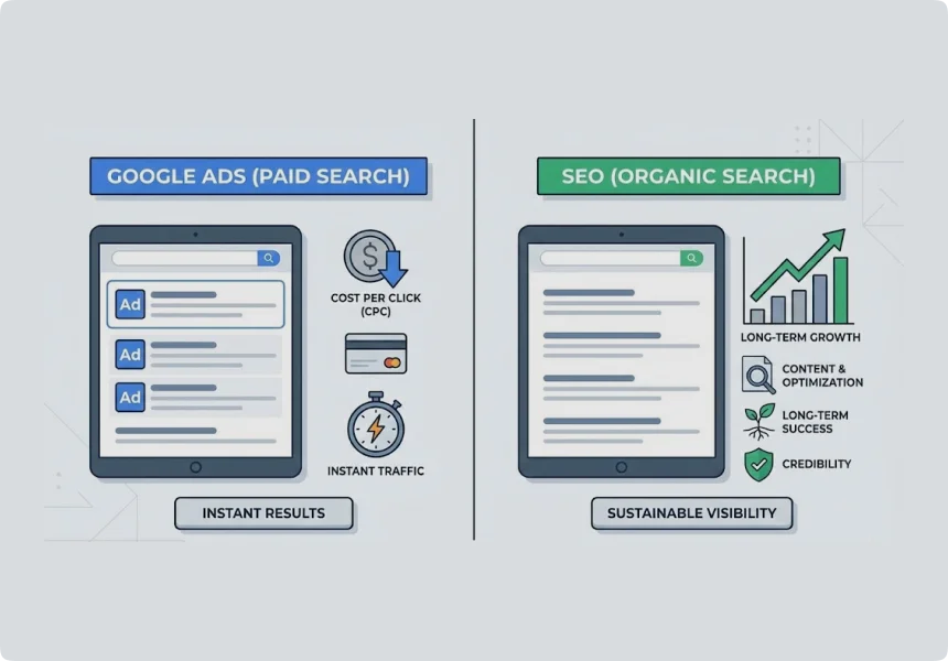 Google Ads vs SEO